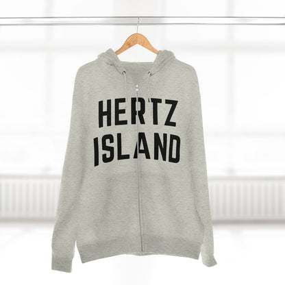 Hertz Island® Zip Hoodie (unisex)