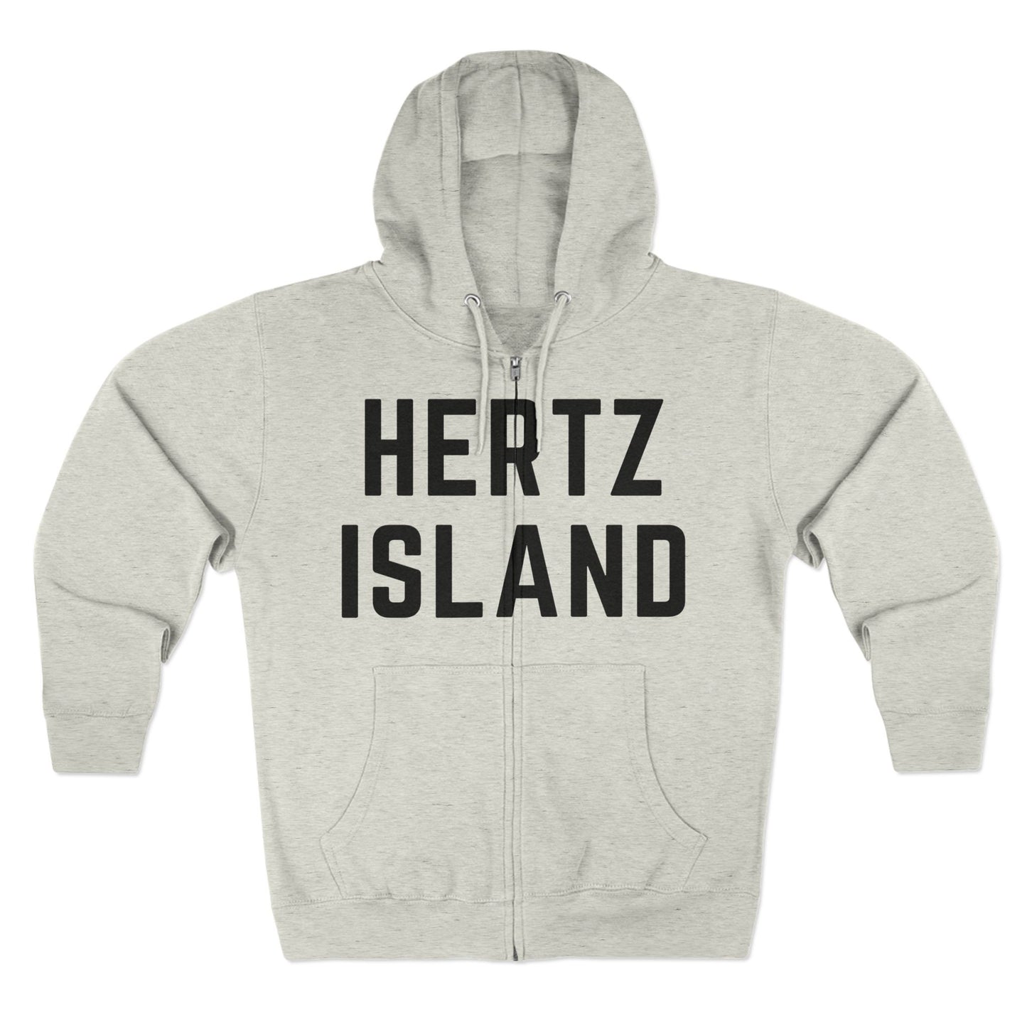 Hertz Island® Zip Hoodie (unisex)